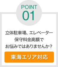 立体駐車場保守料金高額でお悩みではありませんか？ 東海エリア対応